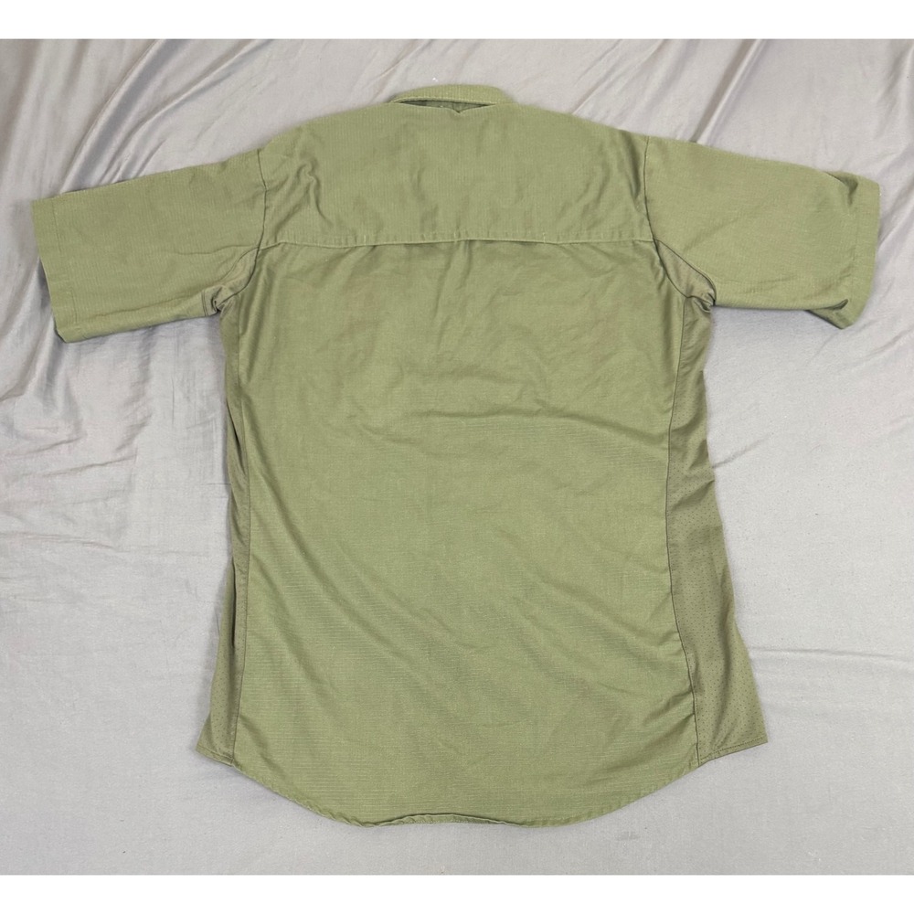 Vertx Mens Tactical Ripstop Short Sleeve Shirt Olive Green Vented Large‎ - Picture 8 of 15